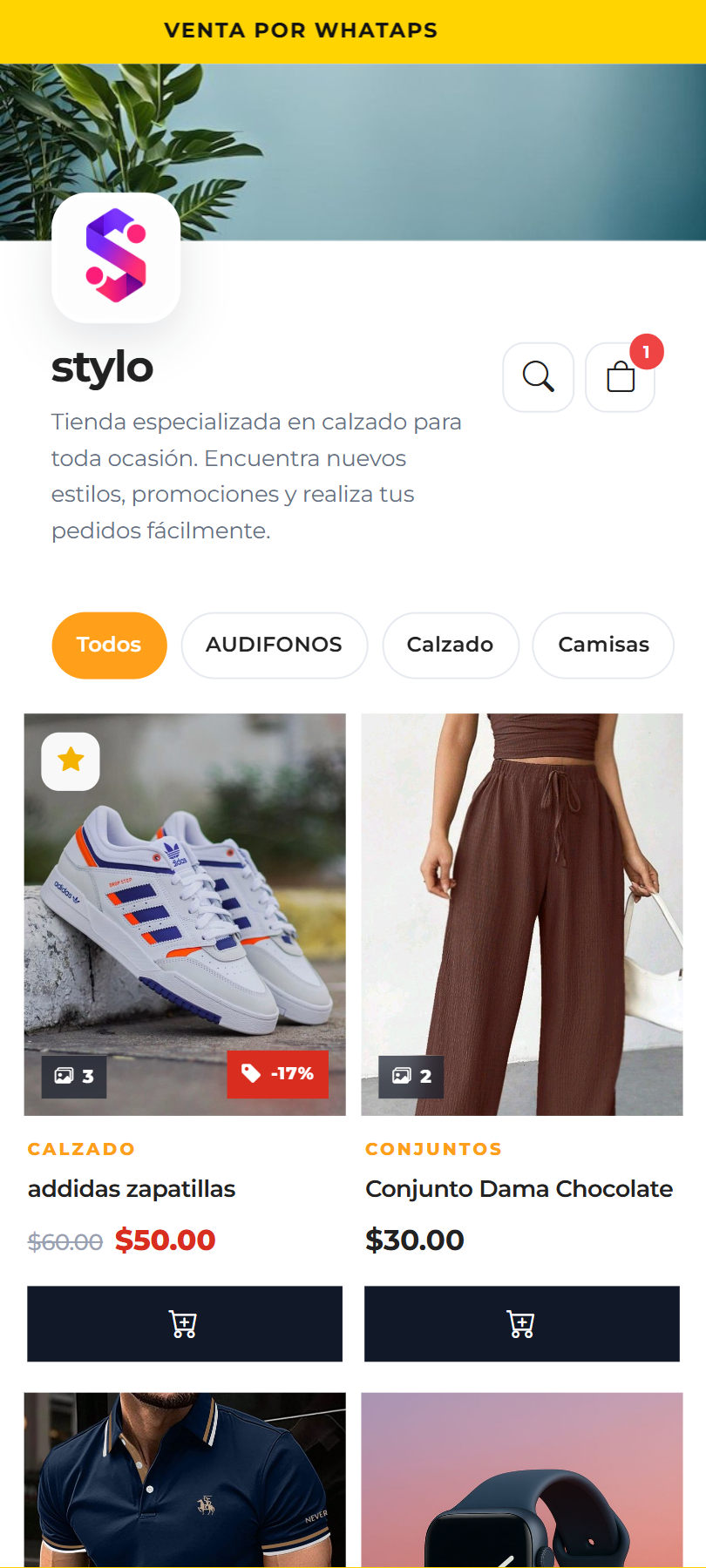 Catálogo online real de Stylo